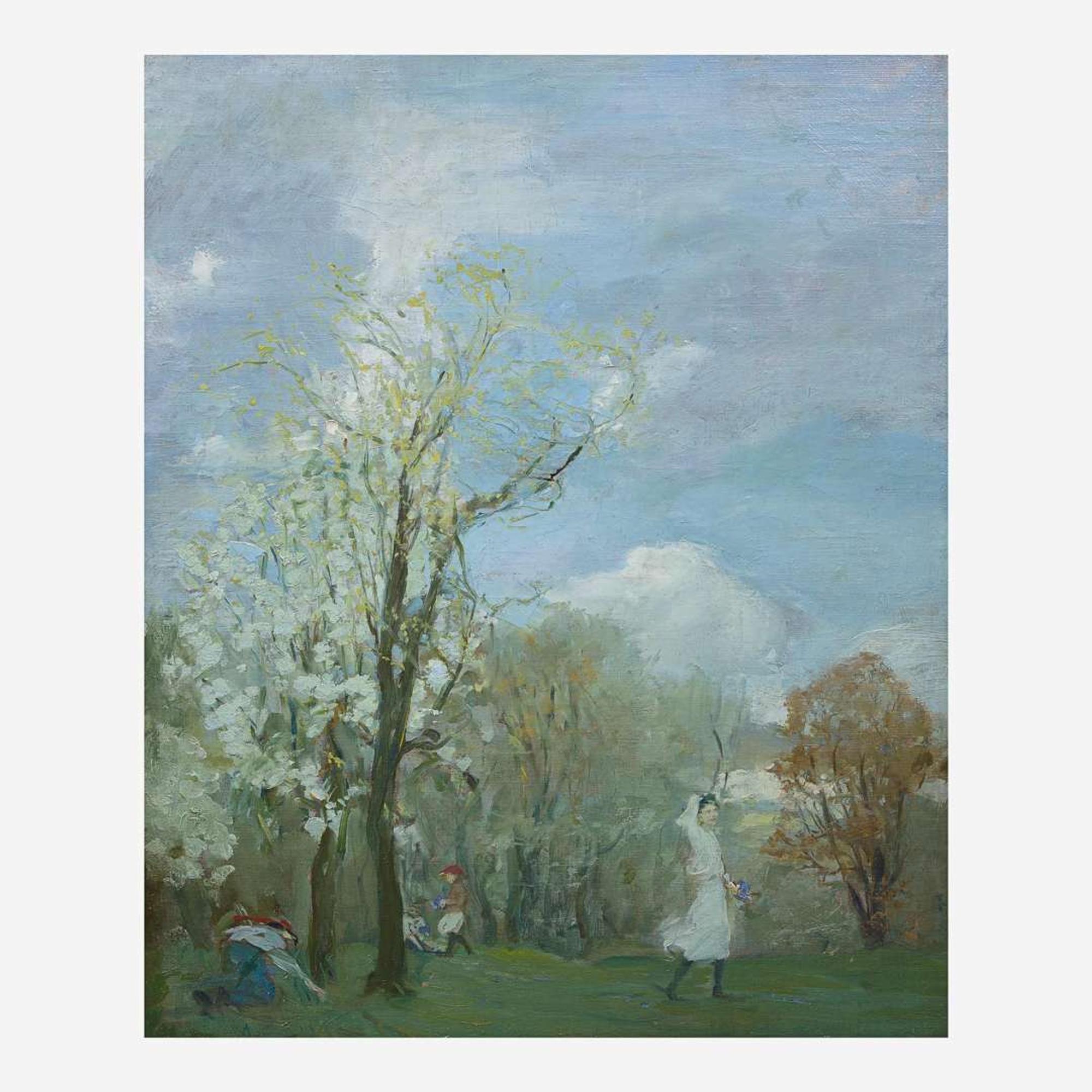 Martha Walter (American, 1875-1976) Figure Under Tree