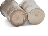 A Pair of American Silver Tumblers
