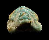 An Egyptian Faience Turtle Bead