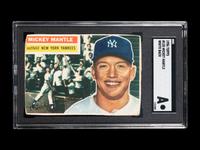 A 1956 Topps Mickey Mantle Baseball Card No. 135 (SGC Authentic)