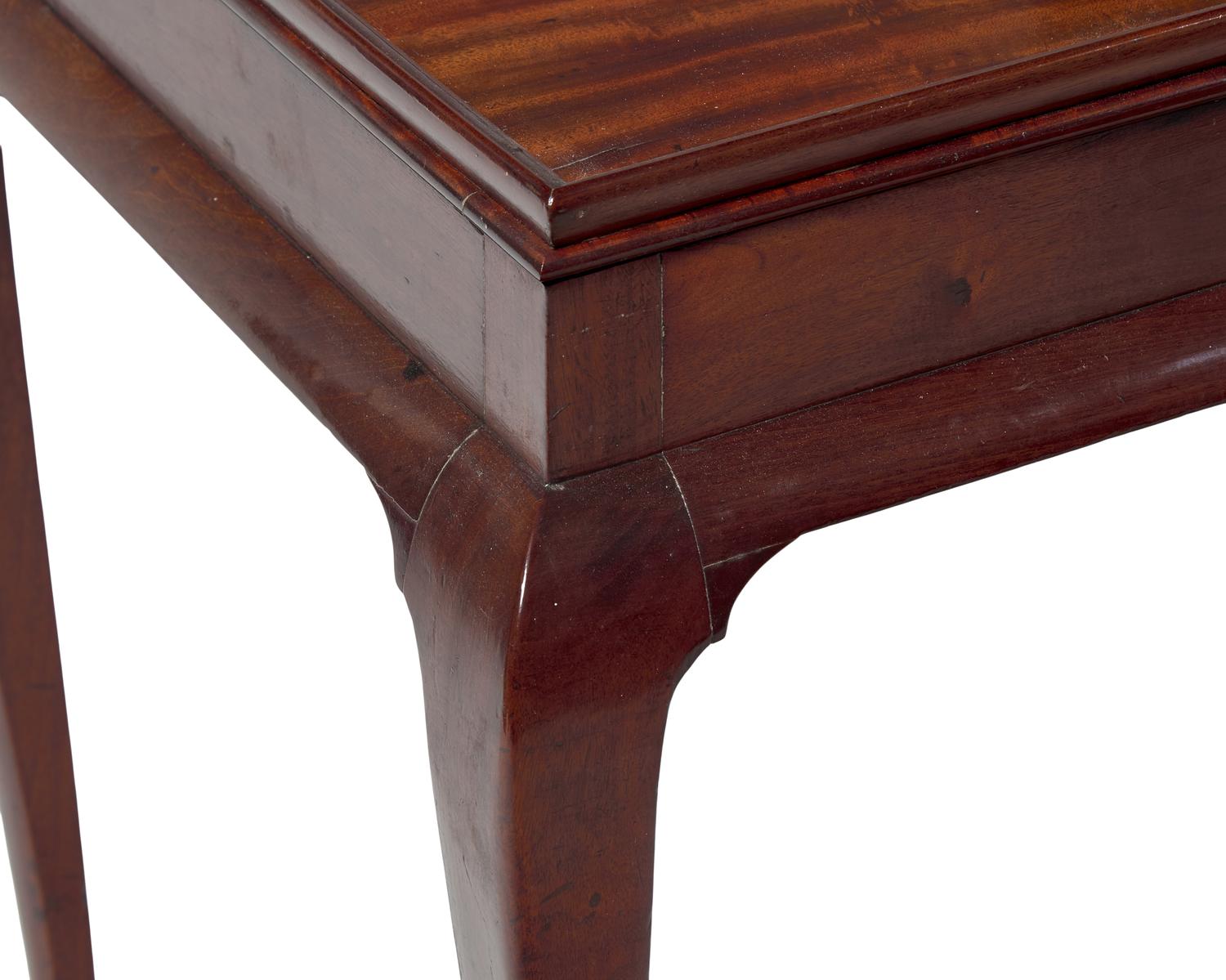 The General Nathanael Greene Family Queen Anne Mahogany Tray-Top Tea Table