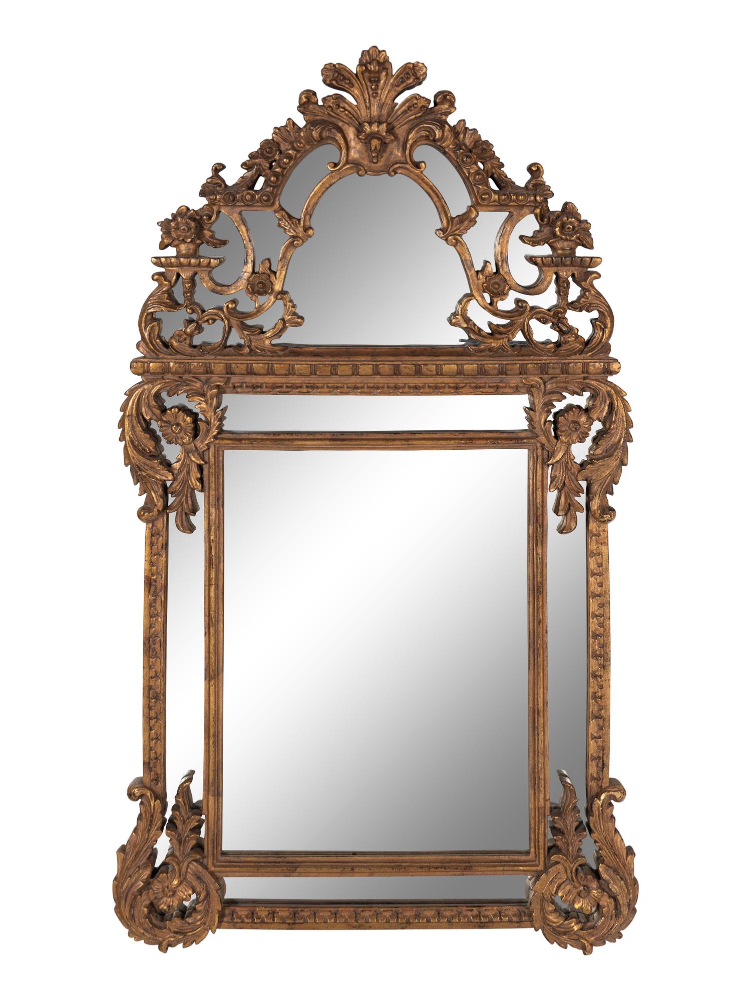 A Régence Style Giltwood Mirror
