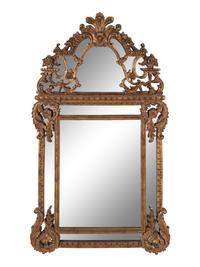 A Régence Style Giltwood Mirror