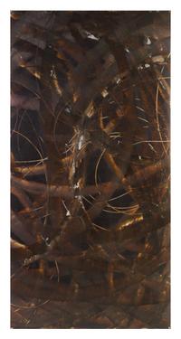 Aaron Young, (American, b. 1972), Burnout (Locals! Beware), 2007 (triptych)