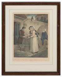 A Set of Thirteen English Mezzotint Engravings Height of tallest overall 23 inches.