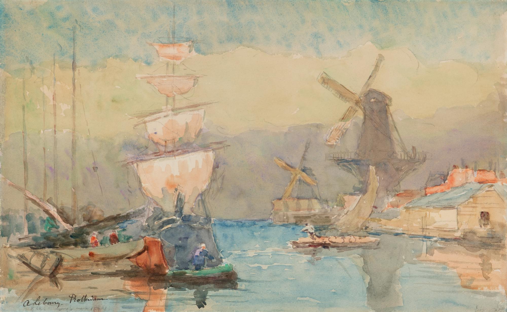 Le Port de Rotterdam , 1897