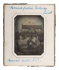 [EARLY PHOTOGRAPHY]. A collection of images associated with South Carolina doctor and plantation owner Sidney Smith, including what may be the earliest known images of an identified plantation and enslaved African Americans posed with their owner.