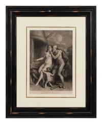 A Set of Three Chromolithographs after Titian