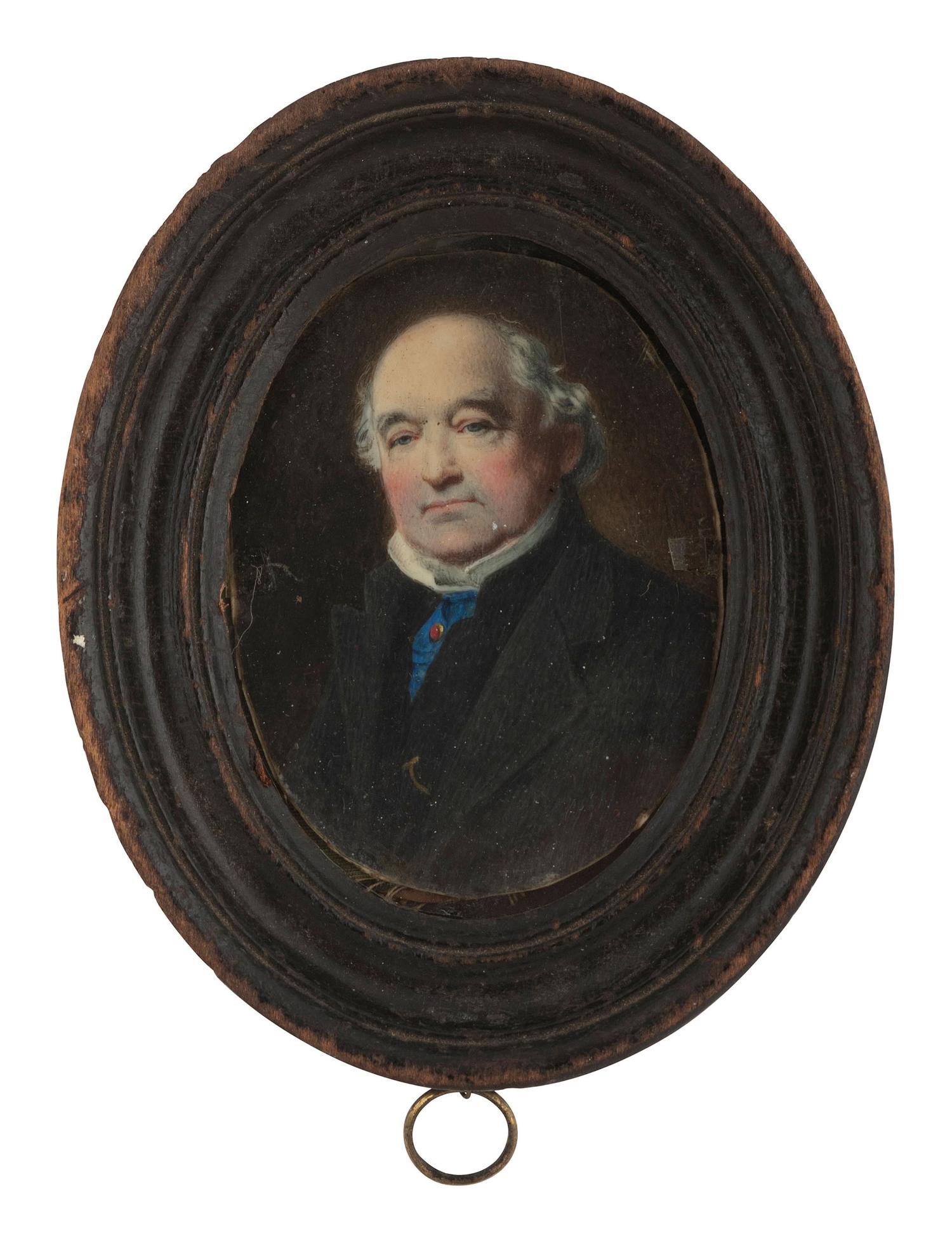 [REVOLUTIONARY WAR]. Miniature portrait of Colonel John Robert.