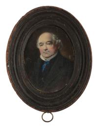 [REVOLUTIONARY WAR]. Miniature portrait of Colonel John Robert.