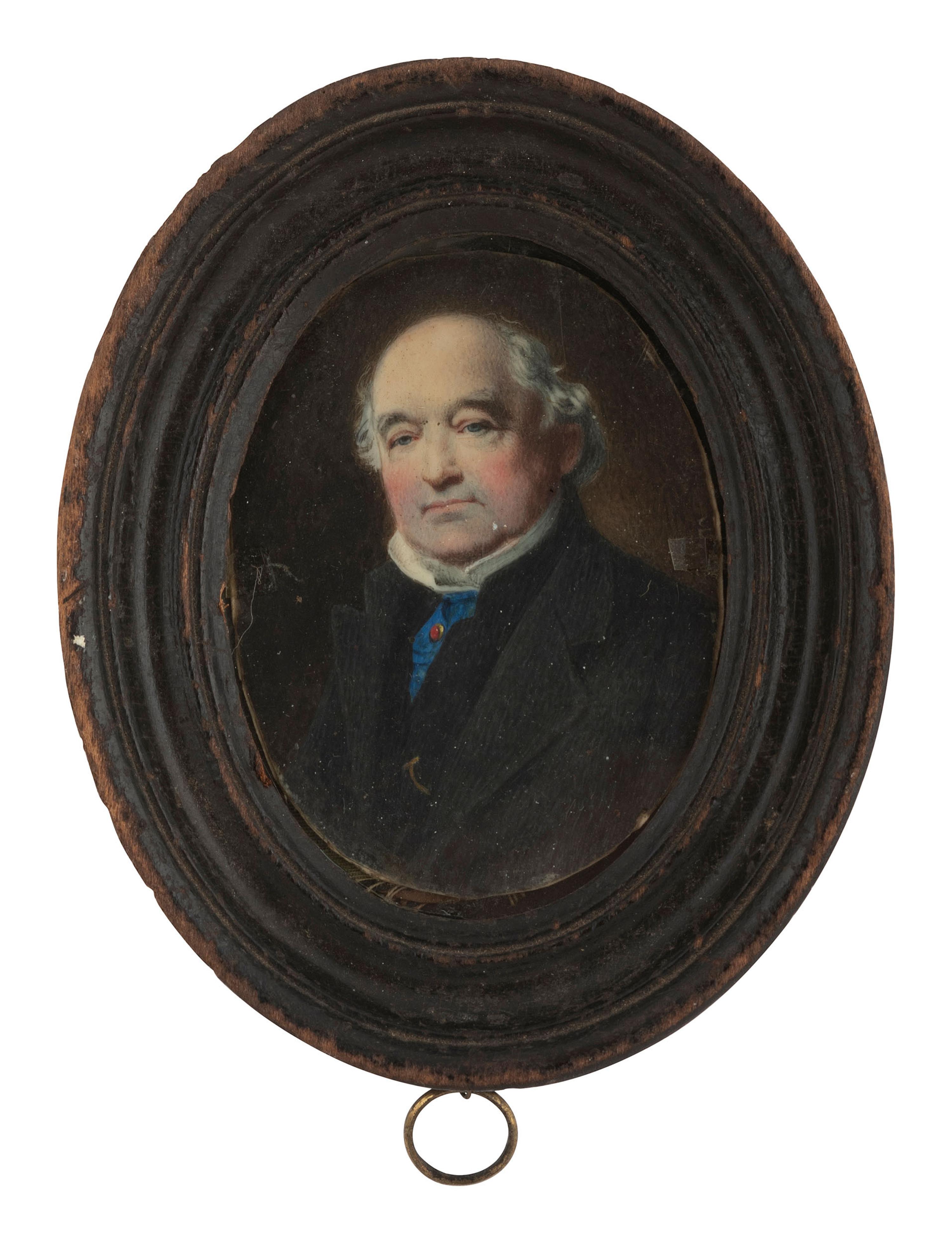 [REVOLUTIONARY WAR]. Miniature portrait of Colonel John Robert.