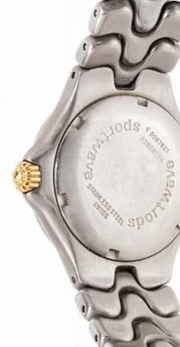 EBEL, STAINLESS STEEL 'SPORTWAVE' WRISTWATCH