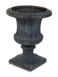 A Black Composite Campana-Form Urn