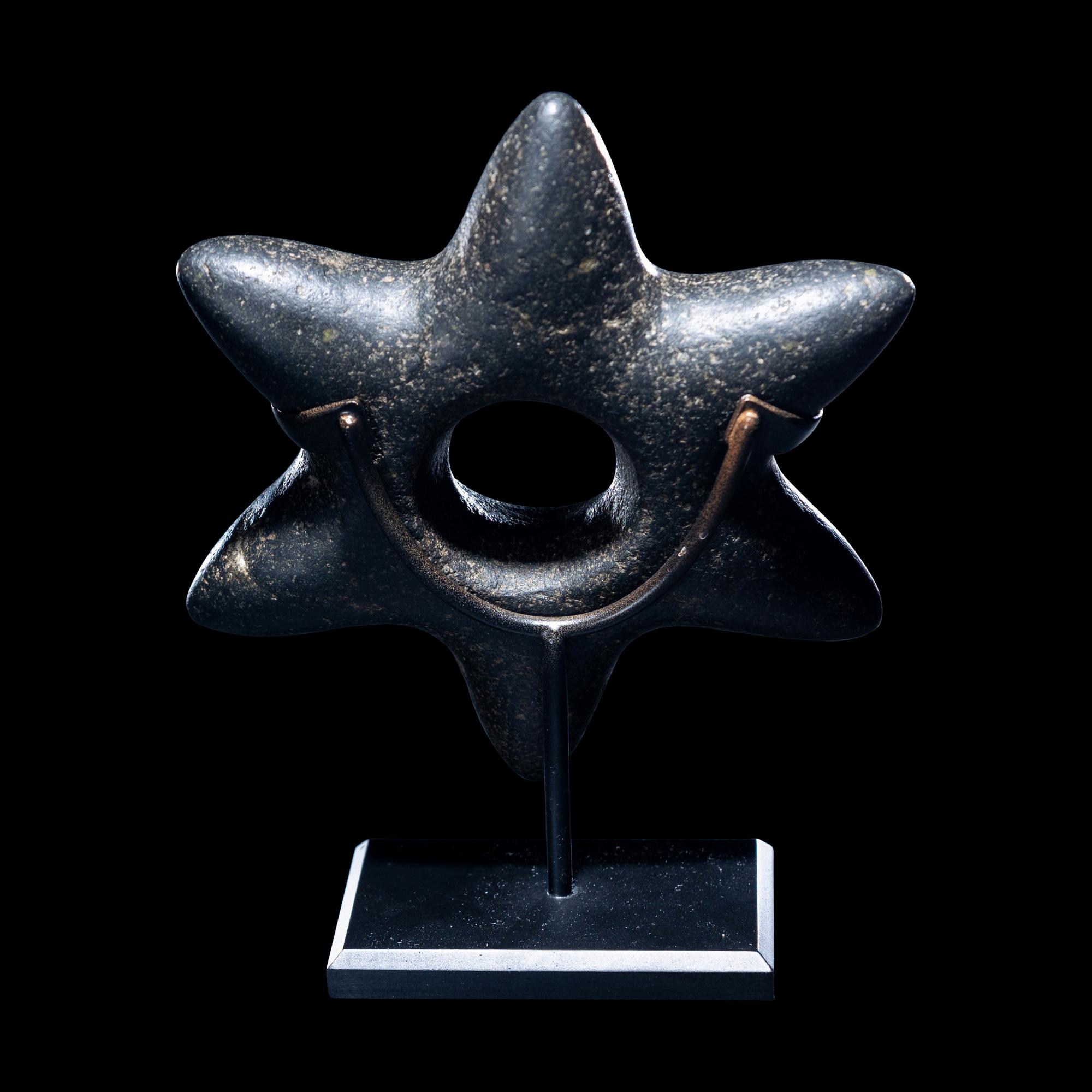 A Moche Stone Mace Head