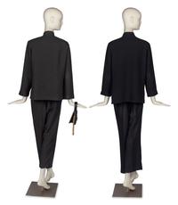 Two Emmelle Suits Accompanied by a Collection of Costume Jewelry and Caiman Handbag