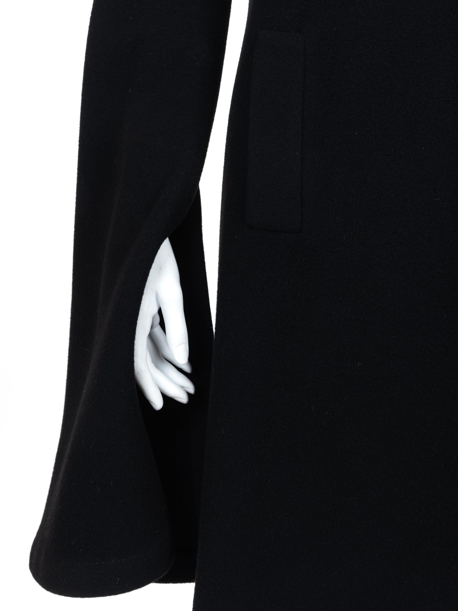 Two Pierre Cardin Coats: One Black, One Brown Vinyl Coated Tweed, 1960-70s