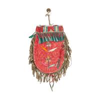 Sioux Quilled Hide Pouch