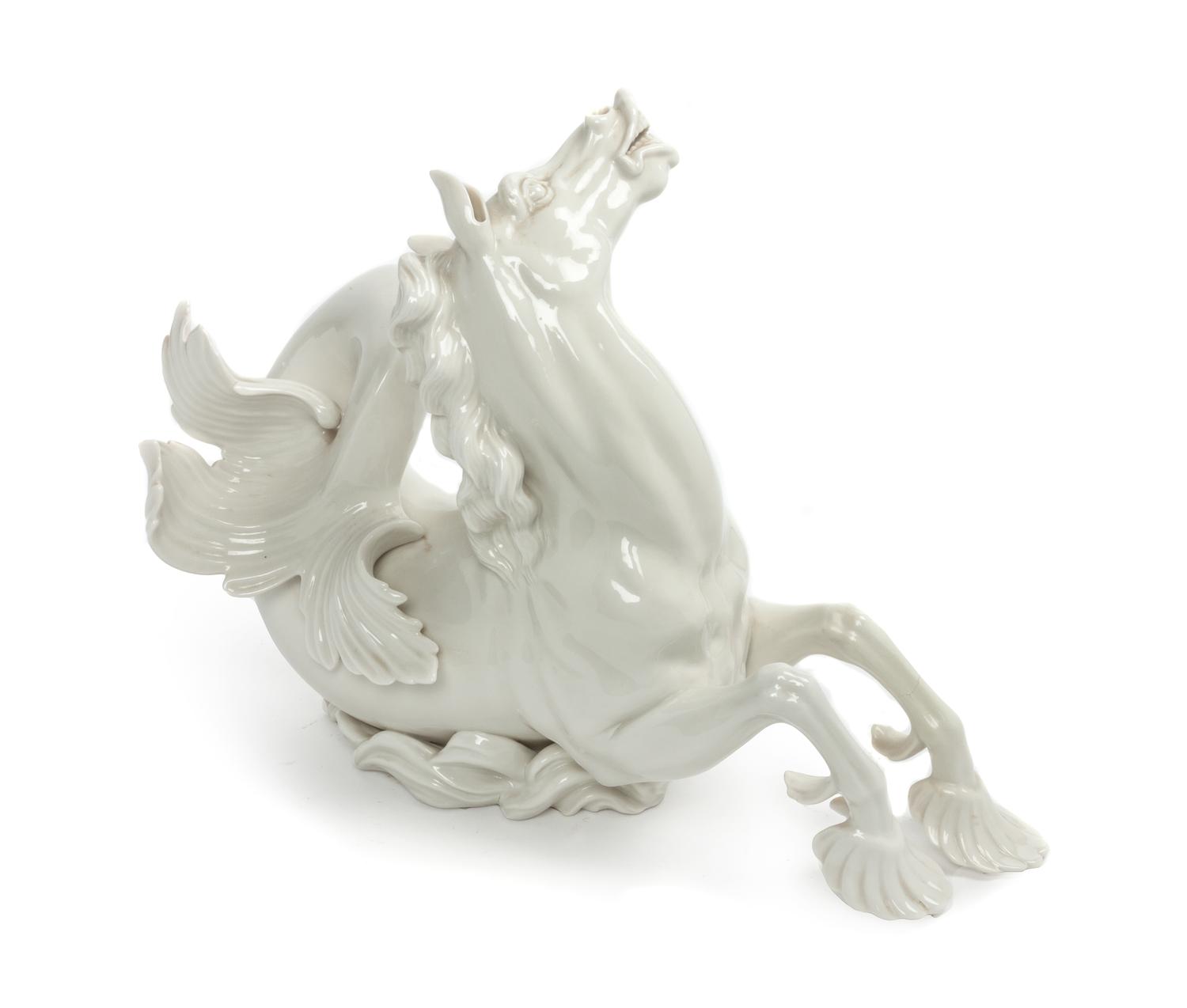 A Nymphenburg Blanc de Chine Figure Width 15 inches. — EARLY 20TH CENTURY