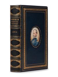[FORE-EDGE PAINTING]. LEWIS, Lloyd (1891-1949). Sherman. Fighting Prophet. New York: Harcourt, Brace and Company, 1932.