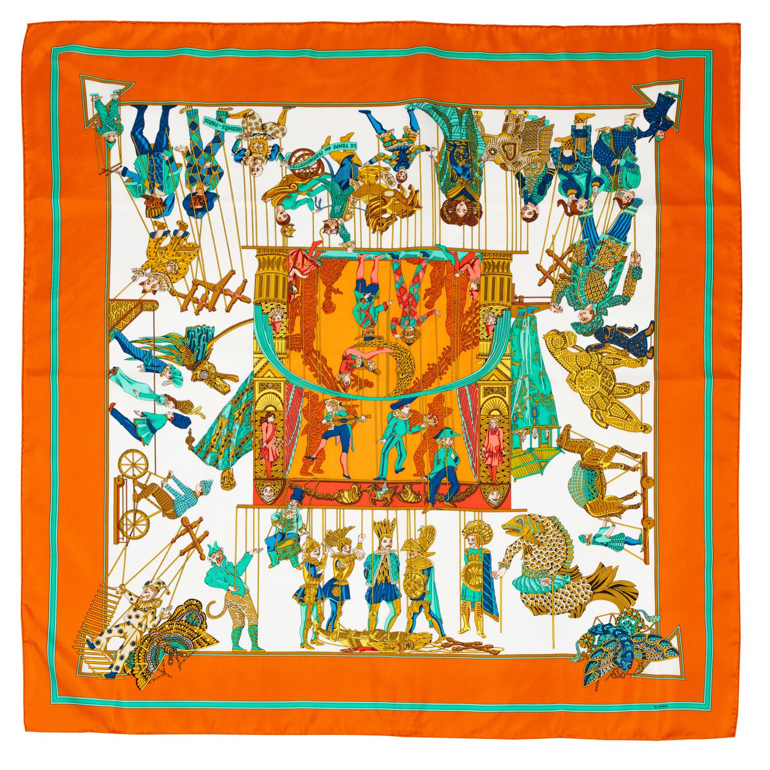 Hermès 90cm Silk Scarf