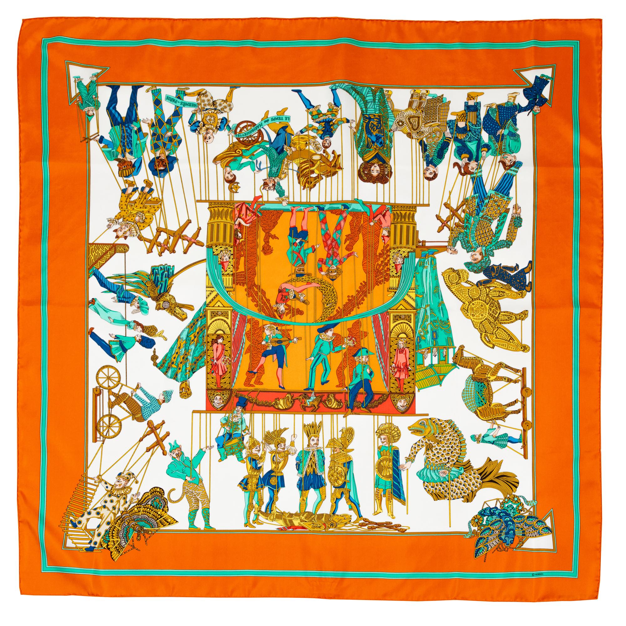 Hermès 90cm Silk Scarf