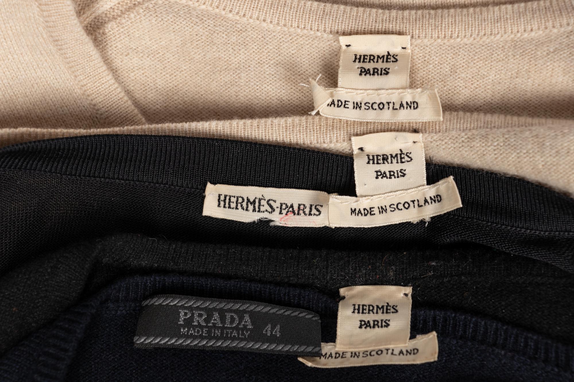 Four Hermès Knits and One Prada Knit