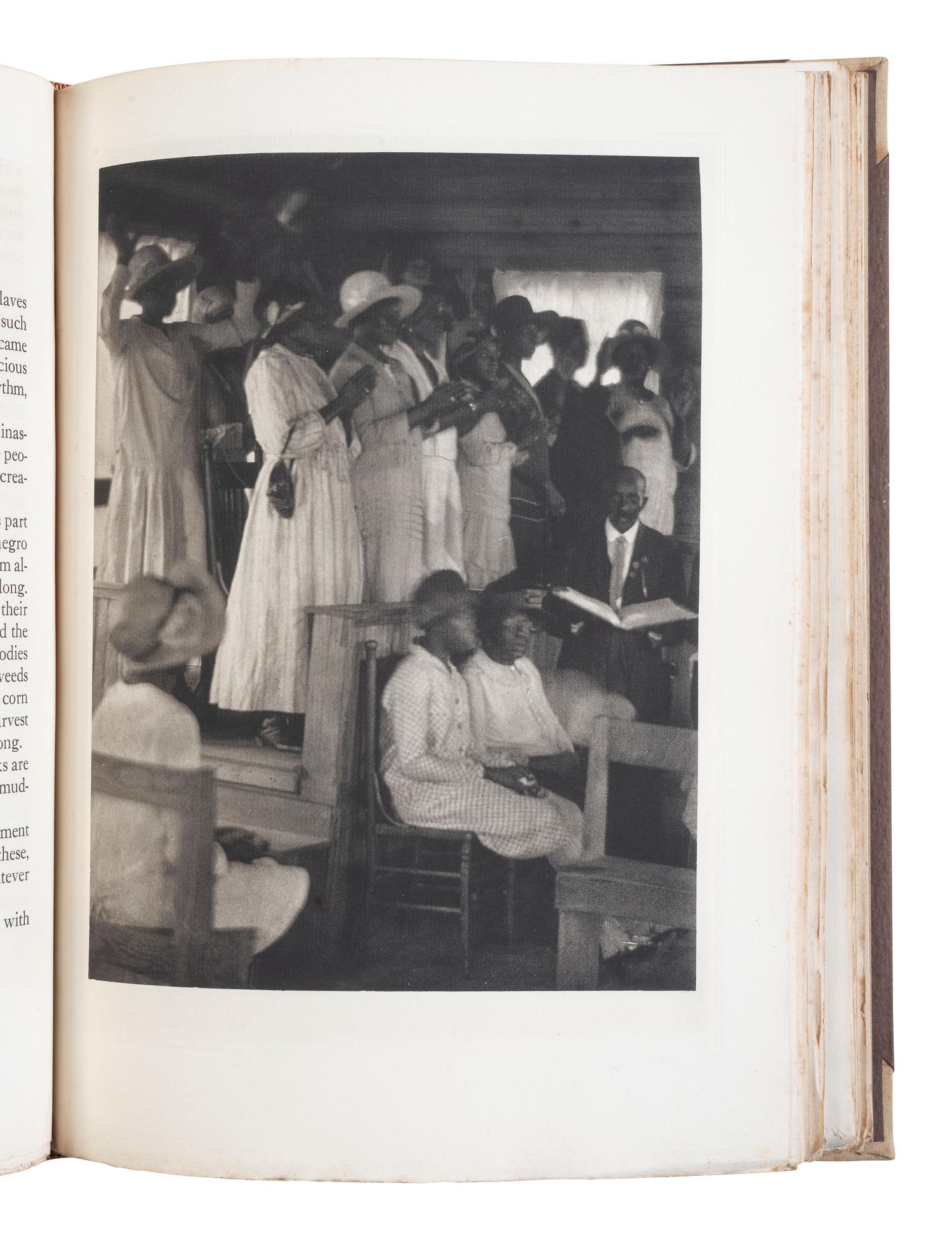 [ENSLAVEMENT]. ULMANN, Doris, and PETERKIN, Julia. Roll, Jordan, Roll. Text by Julia Peterkin. The Photographic Studies by Doris Ulmann. New York: Robert O. Ballou, 1933.