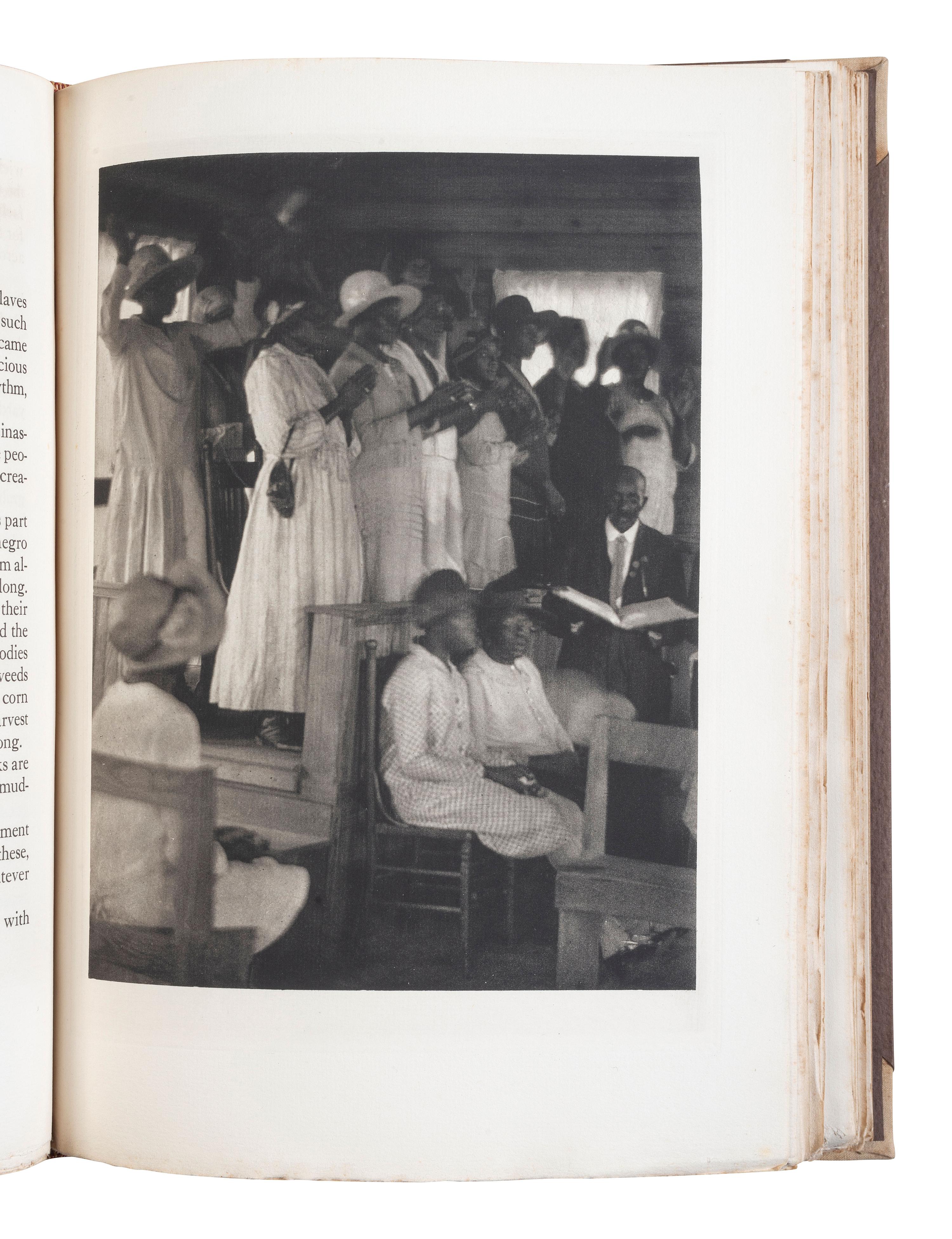 [ENSLAVEMENT]. ULMANN, Doris, and PETERKIN, Julia. Roll, Jordan, Roll. Text by Julia Peterkin. The Photographic Studies by Doris Ulmann. New York: Robert O. Ballou, 1933.