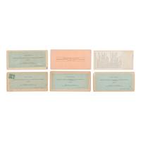 [Lincoln, Abraham] Group of Six Stereoviews related to Lincoln's Assassination