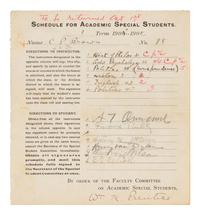 WILSON, Woodrow (1856-1924). A document signed and a group of 7 works, including:
