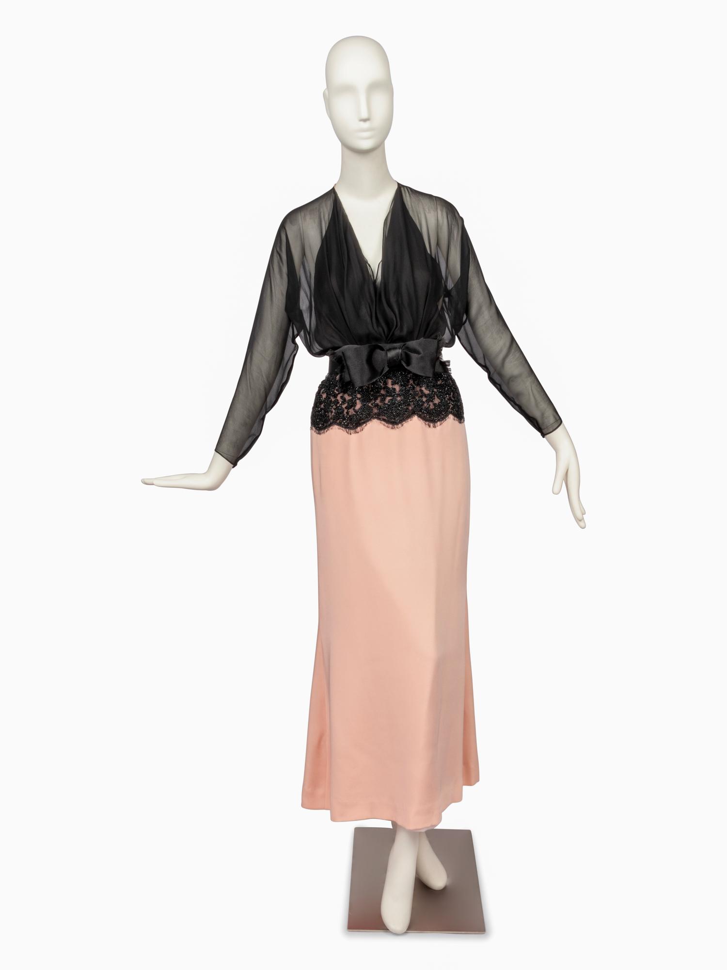 Oscar de la Renta Dress and Belt, c. 1990