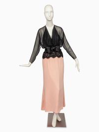 Oscar de la Renta Dress and Belt, c. 1990