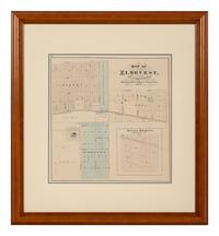 A group of 14 19th and 20th century maps, comprising: