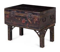 A Chinese Lacquered Trunk