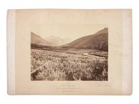[WESTERN AMERICANA]. O'SULLIVAN, Timothy (1840-1882), photographer. Head of Bear River, Utah . Albumen photograph from Clarence King's Survey of the Fortieth Parallel. 1869.