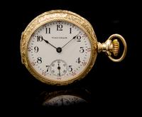 A 14 Karat Yellow Gold Pendant Watch, Waltham, Circa 1905,