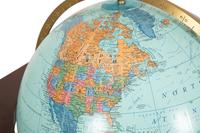 A Terrestrial Globe in a MahoganyStand