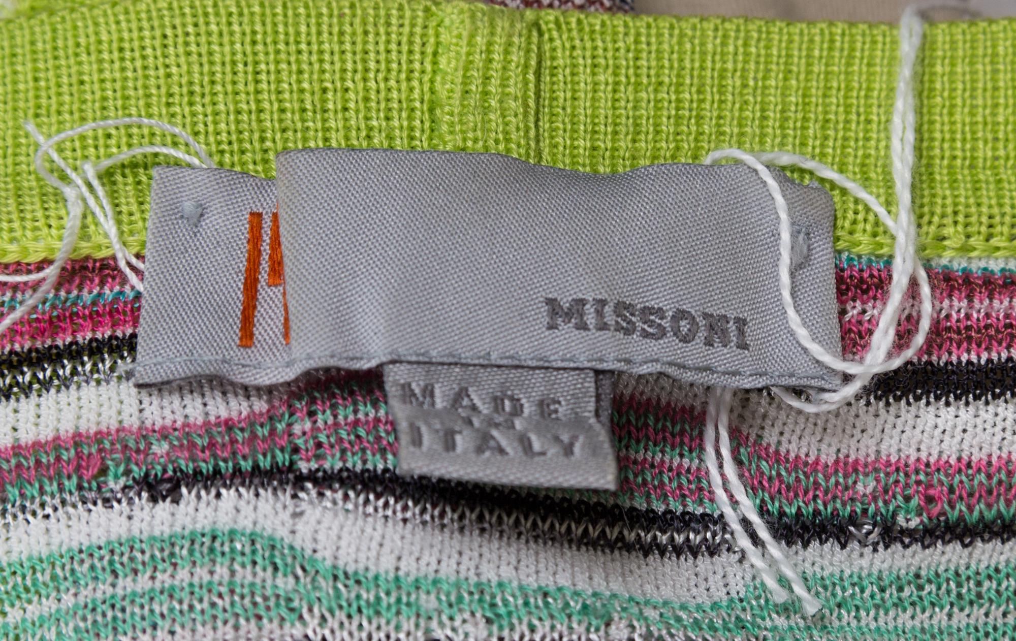 A Pair of Missoni Striped Cardigans, Size 8.