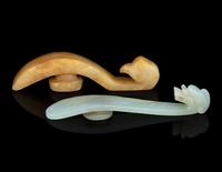 Six Chinese Carved Jade Articles