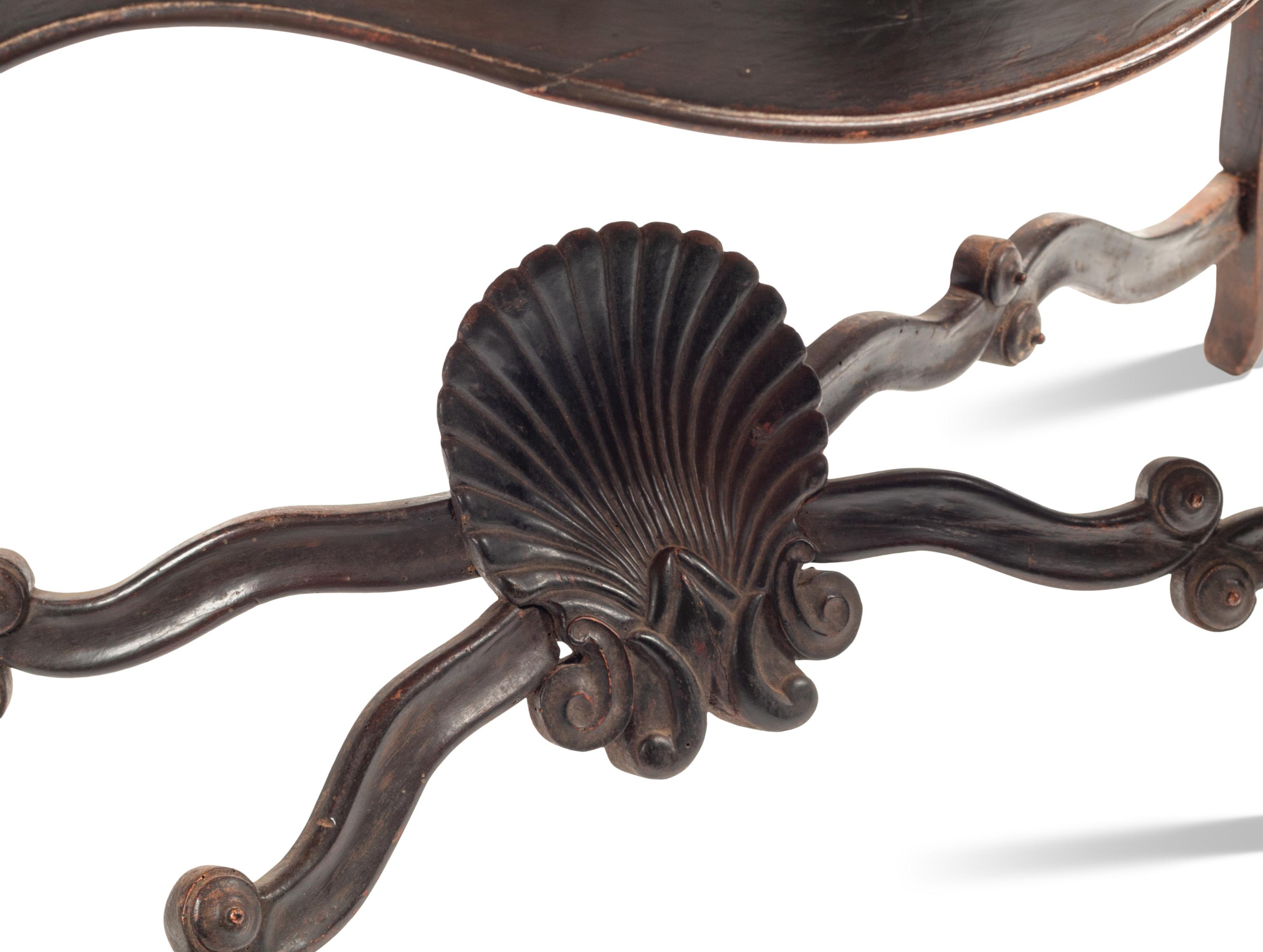 A Continental Painted Console Table