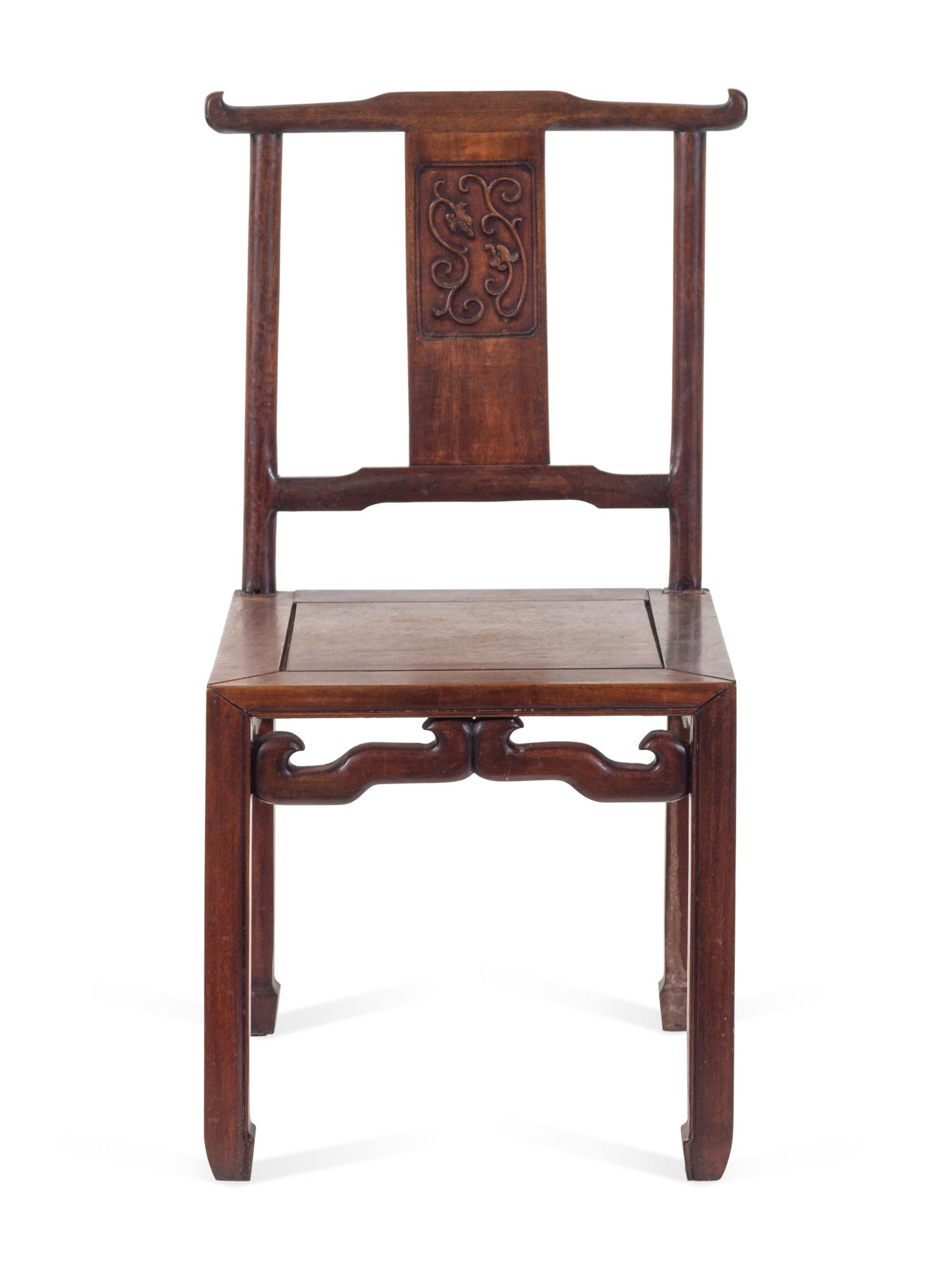 A Chinese Hardwood Side Chair