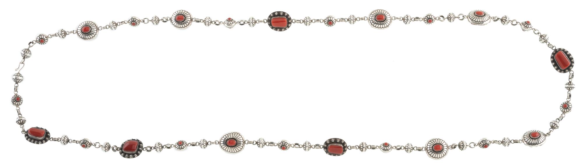Silver and Coral Necklace Lot is located and will ship from Denver, Colorado.