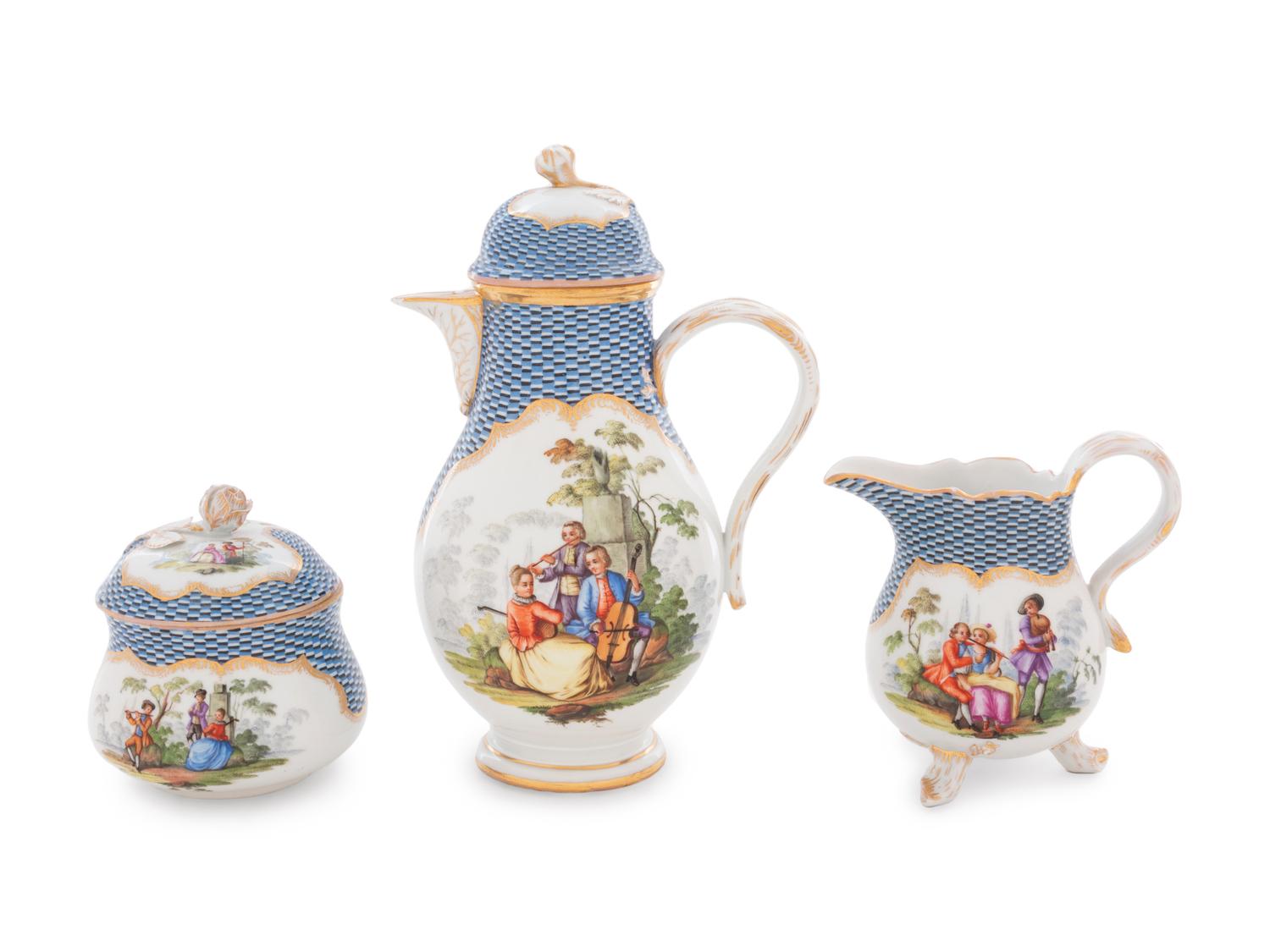 A Meissen Porcelain Tête-à-Tête