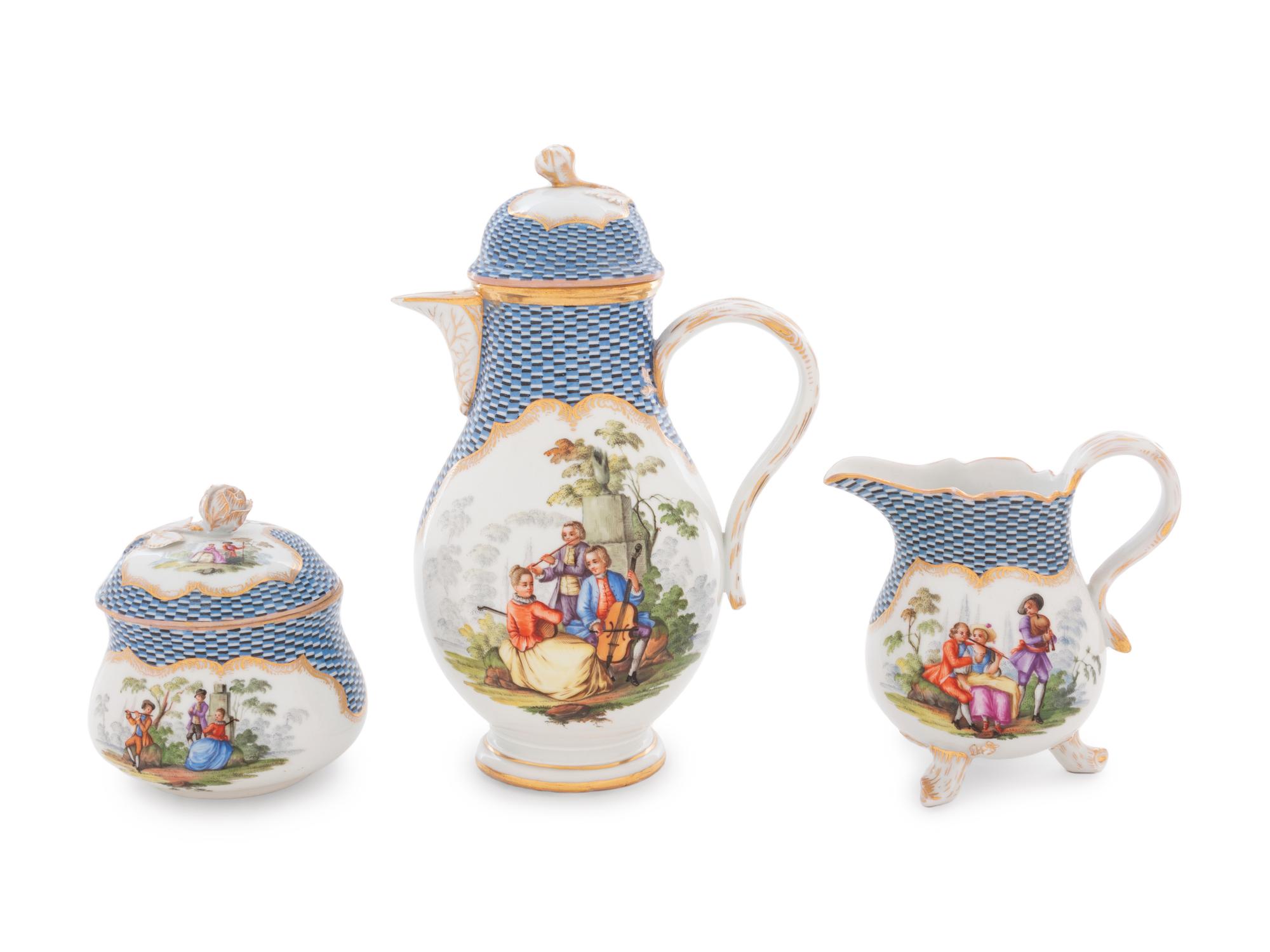 A Meissen Porcelain Tête-à-Tête