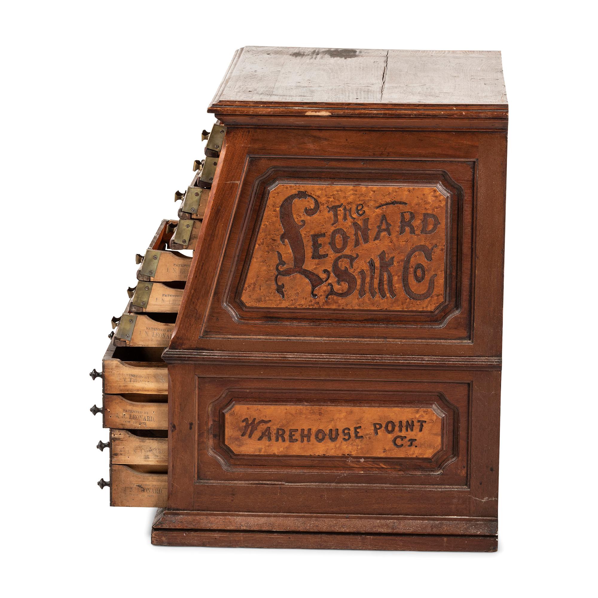 A Leonard Silk Co. Spool Cabinet