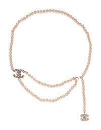 Chanel Double-Strand Faux Pearl Belt