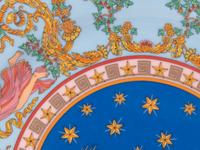 Eight Versace Porcelain Christmas Chargers