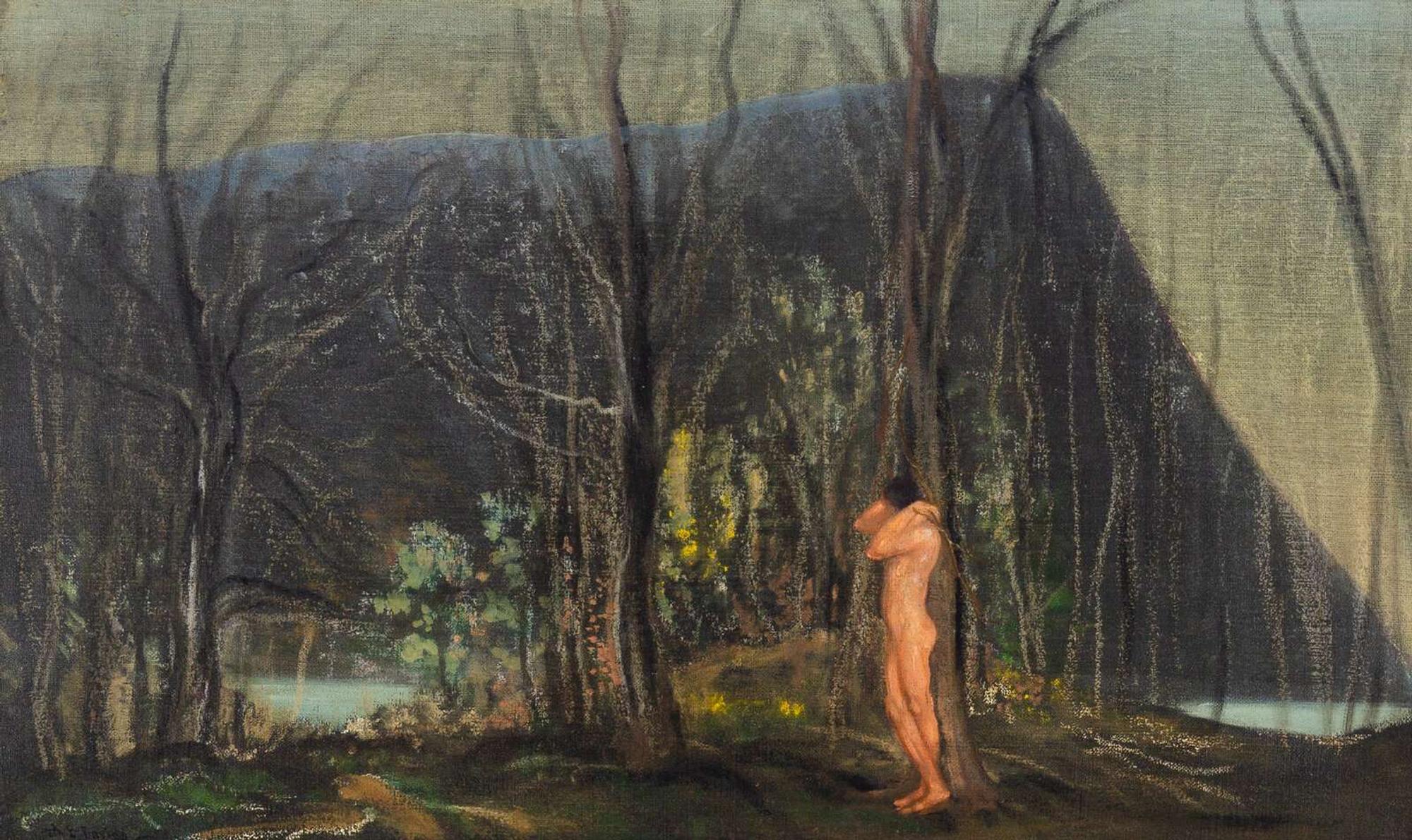 Arthur Bowen Davies (American, 1863-1928) - Springtime, The Dreamer