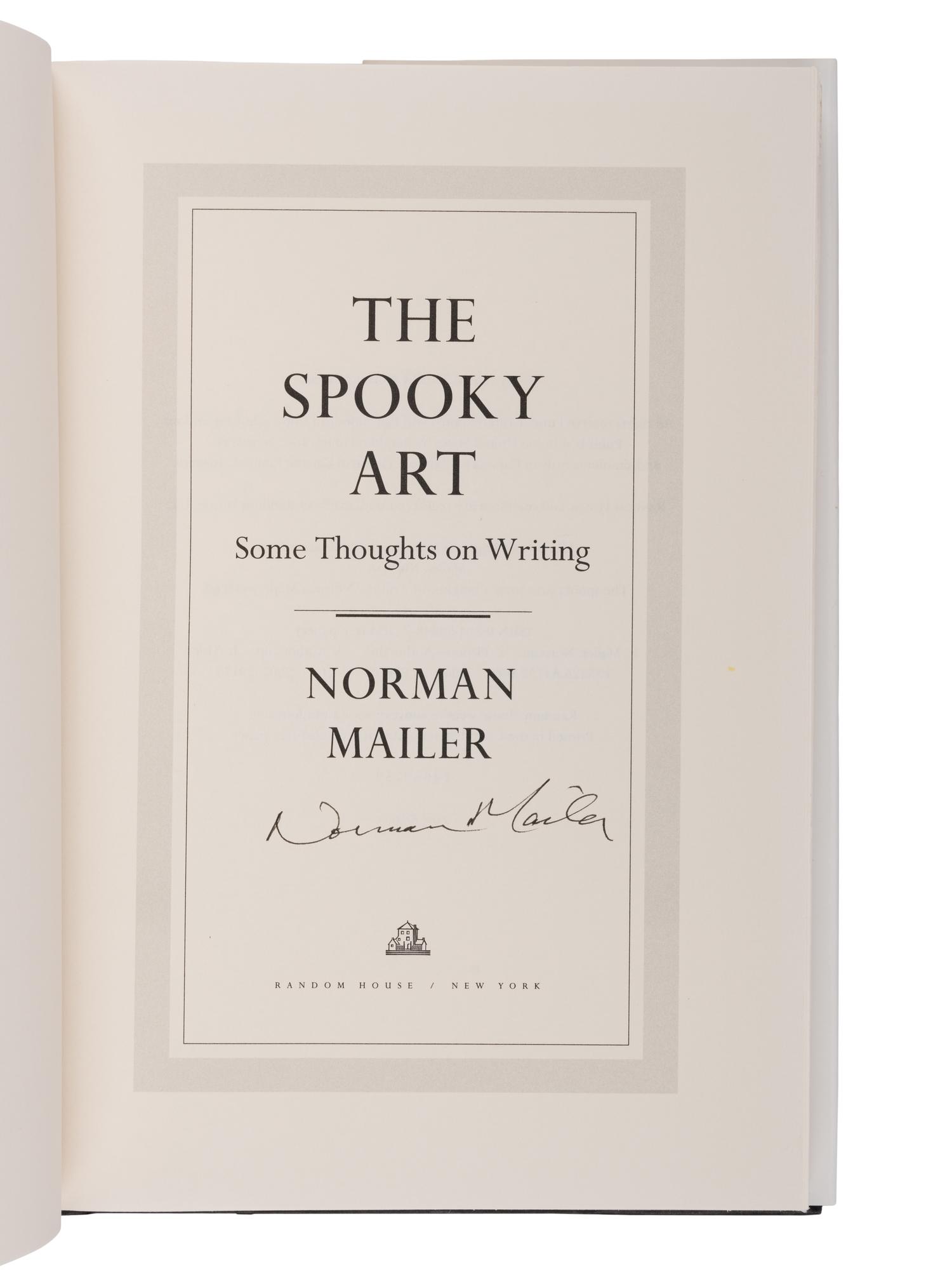 MAILER, Norman (1923-2007). A group of 5 FIRST EDITIONS, MOST SIGNED, comprising: