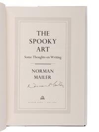 MAILER, Norman (1923-2007). A group of 5 FIRST EDITIONS, MOST SIGNED, comprising: